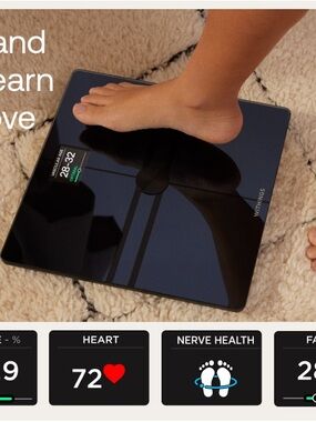 Withings Body Comp - Scale for Body Weight and Complete Body Analysis